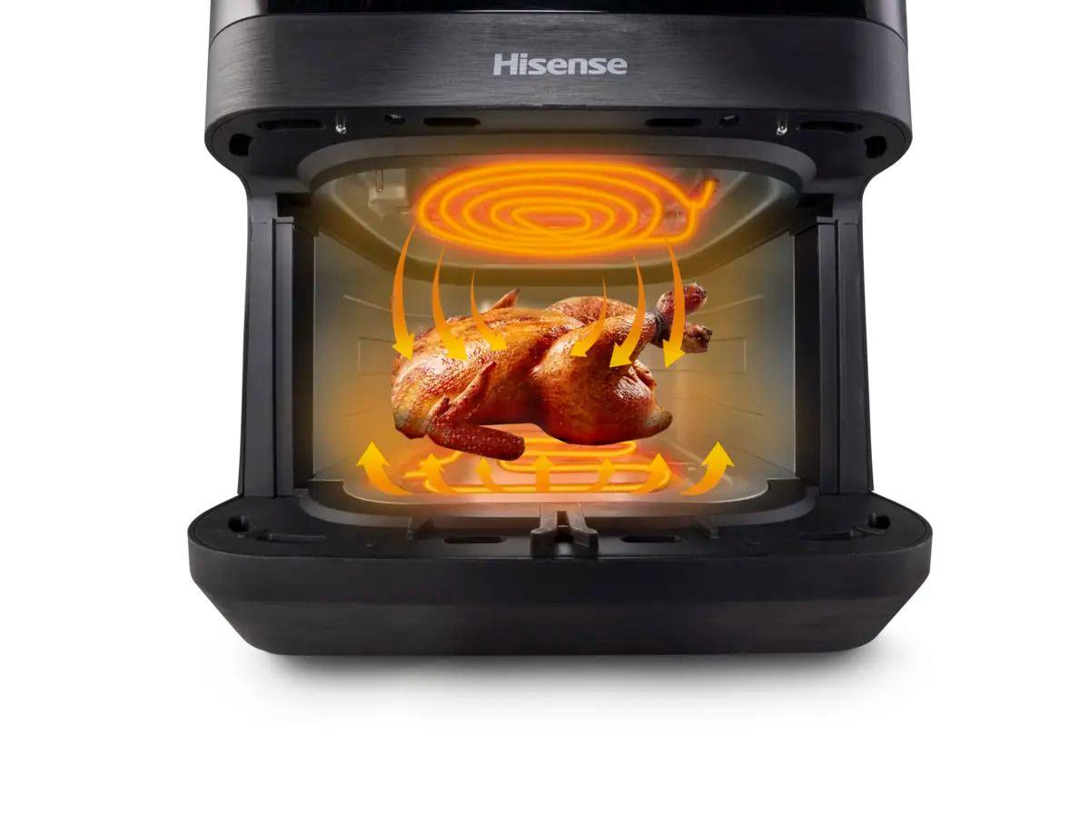Fritadeira a Ar HISENSE HAF2100DCD (2100 W - 200 °C - 80 °C - Preto), miniatura 8