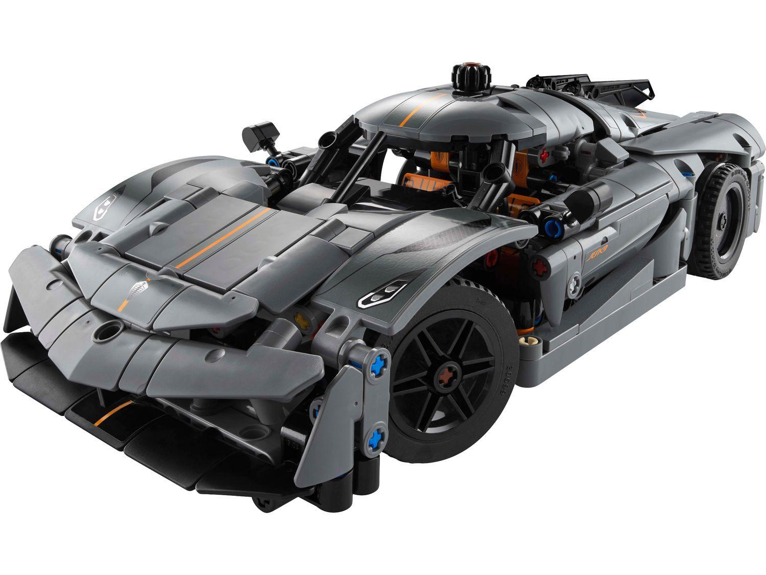 LEGO 42173 Technic Hipercarro Cinzento Koenigsegg Jesko Absolut (10+ anos - 801 peças)
