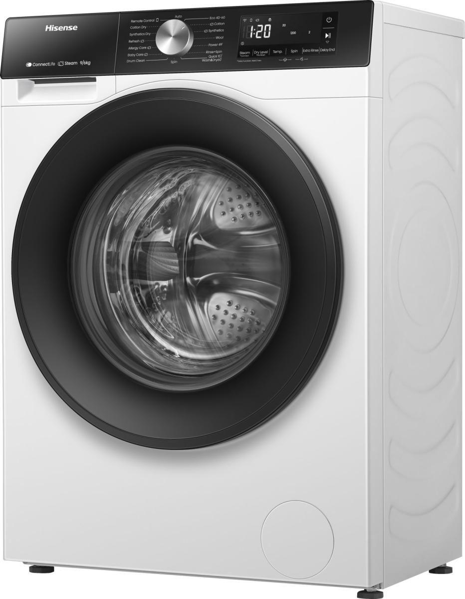 Máquina de Lavar e Secar Roupa Independente HISENSE WD3S9043BW3 (B - 9 kg - 6 kg - Branco) — miniatura 4