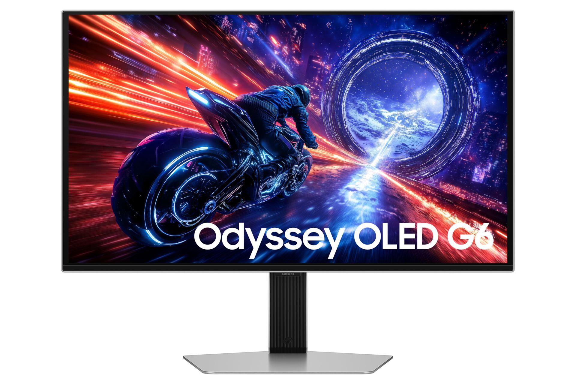 Monitor SAMSUNG Odyssey OLED G6 G60SF LS27FG604SUXEN (27" - OLED - 500 Hz - Prateado)