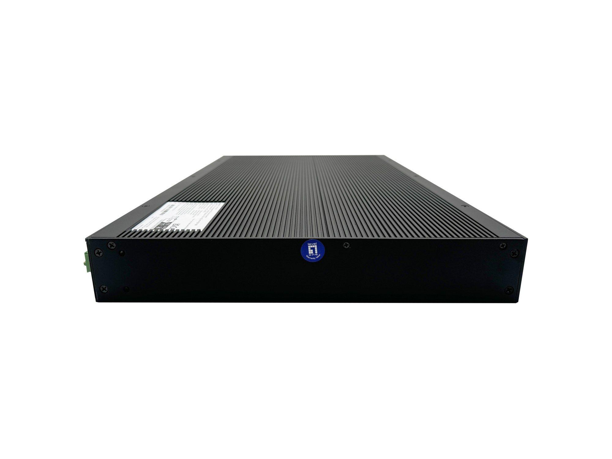 Switch de Rede Industrial LEVELONE IXP-2871 (Gigabit Ethernet - 12 MB - 128 Gbit/s - Preto), miniatura 2