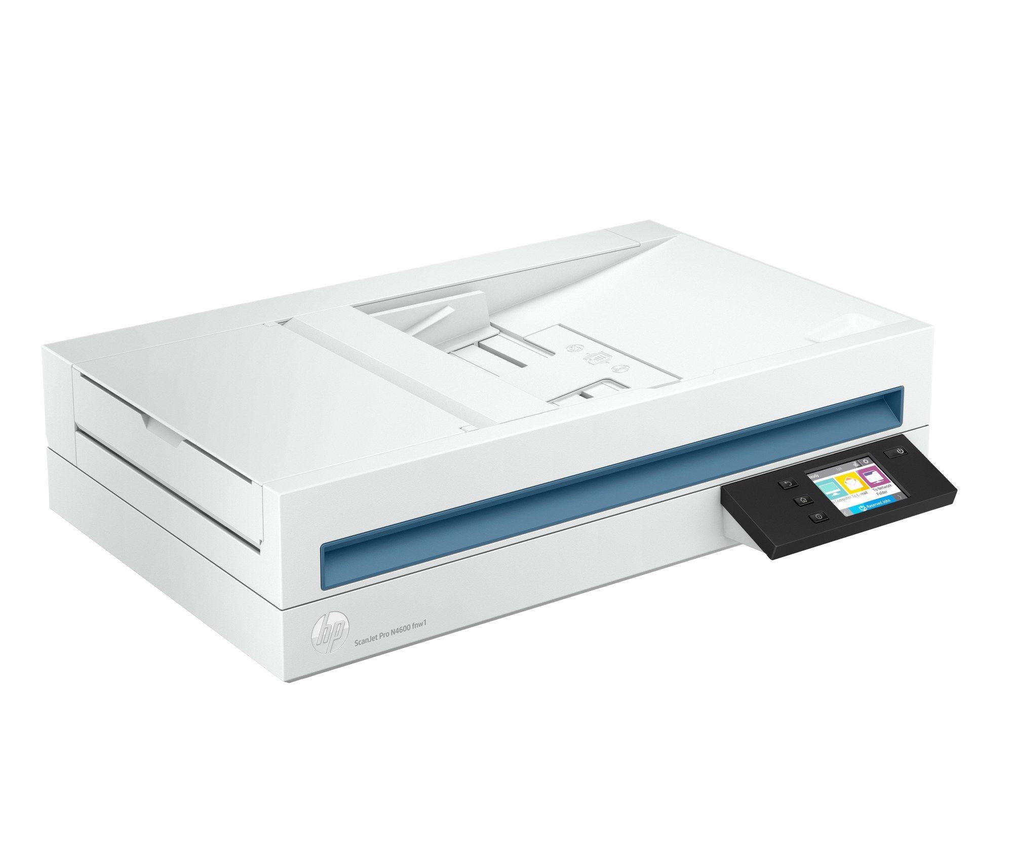 Scanner Documental HP ScanJet Pro N4600 fnw1 (USB, Wi-Fi e Ethernet - Branco), miniatura 2
