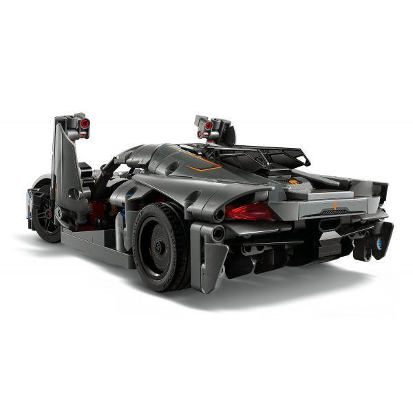 LEGO 42173 Technic Hipercarro Cinzento Koenigsegg Jesko Absolut (10+ anos - 801 peças) — miniatura 4
