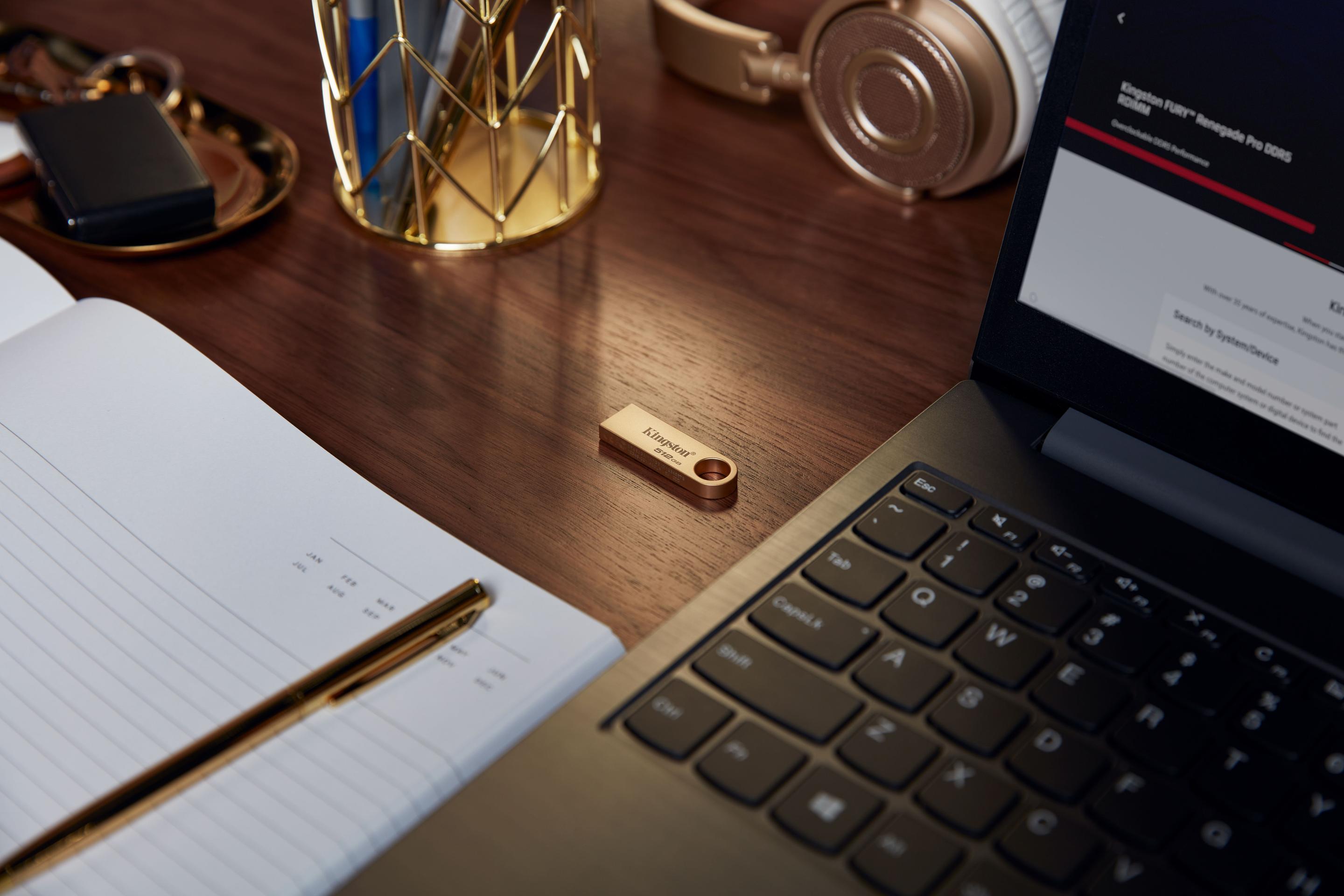 Pen USB KINGSTON DataTraveler SE9 G3 (512 GB - Sem tampa - USB Type-A - Dourado) — miniatura 8