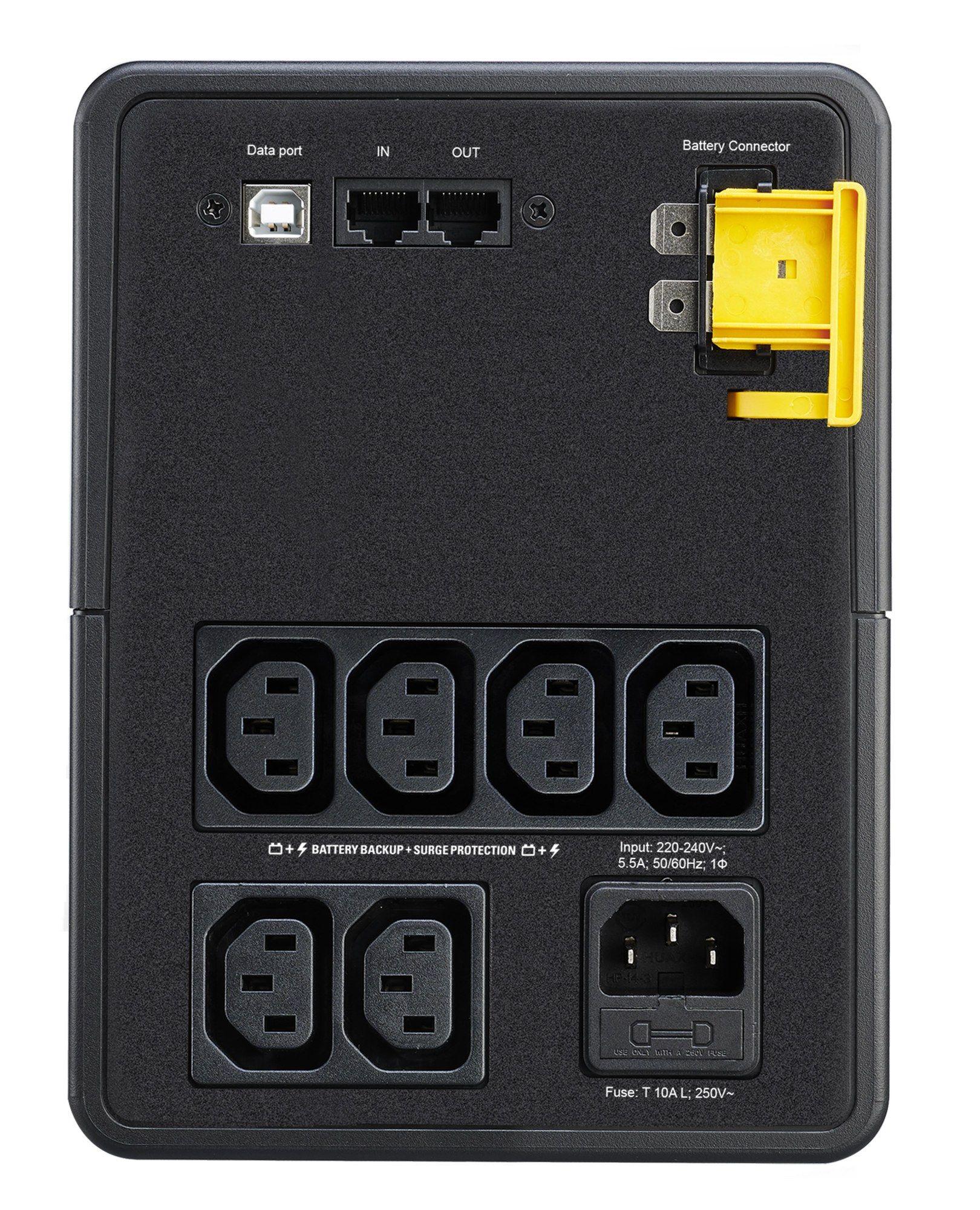 UPS APC BX1200MI (Cabo de alimentação de entrada - Acoplador IEC C13 - Preto), miniatura 2