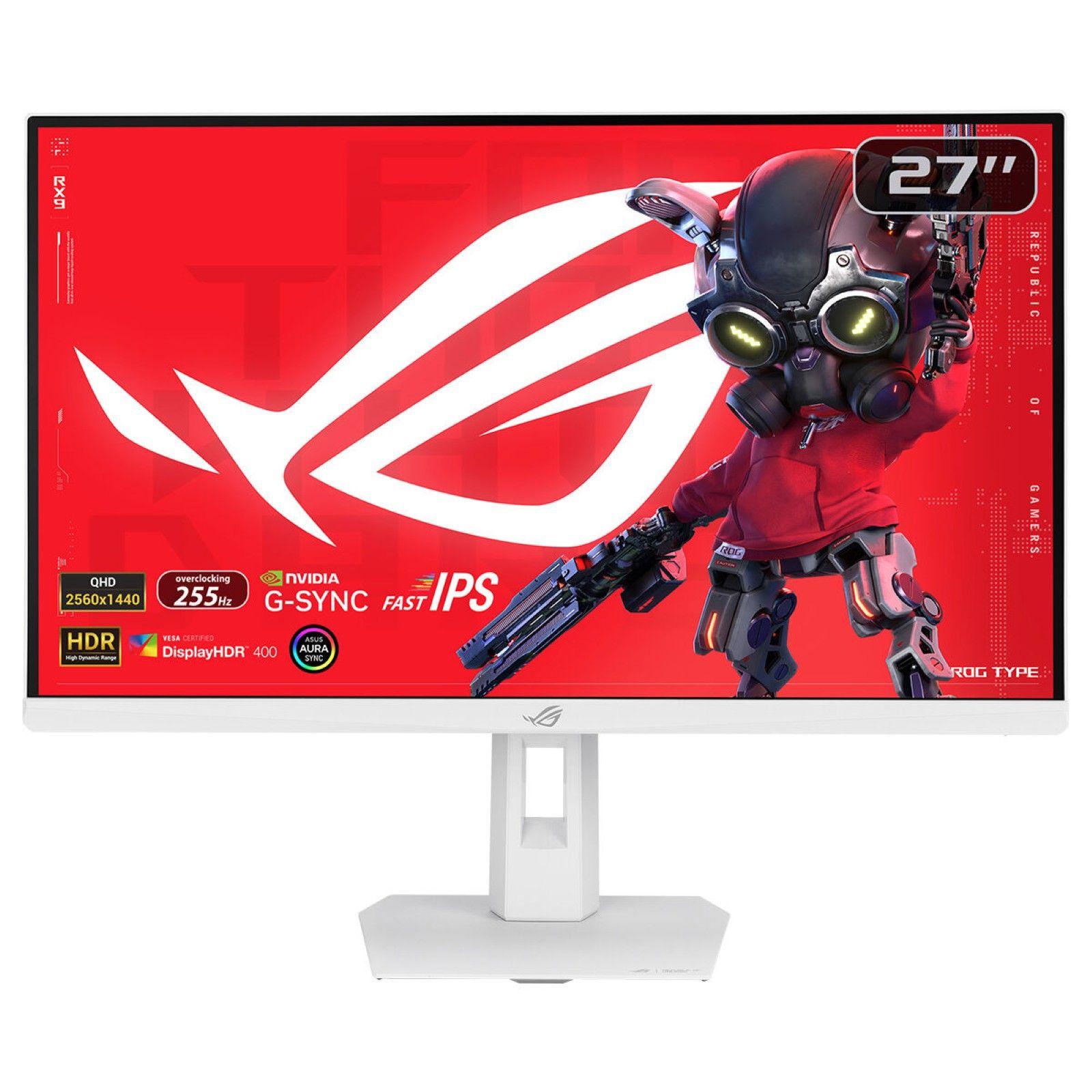 Monitor ASUS ROG Strix XG27ACMES-W (27" - Fast IPS - 255 Hz - Branco)