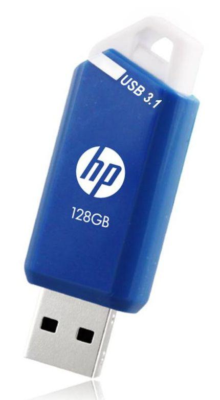 Pen Drive HP X755W Pack x3 (Deslizante - USB Type-A - 3.2 Gen 1 - Azul e Branco), miniatura 3
