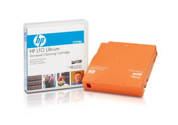 Kit de Limpeza para Fitas LTO HP C7978A (Regravável e de gravação única - 280 MB/s - Laranja)