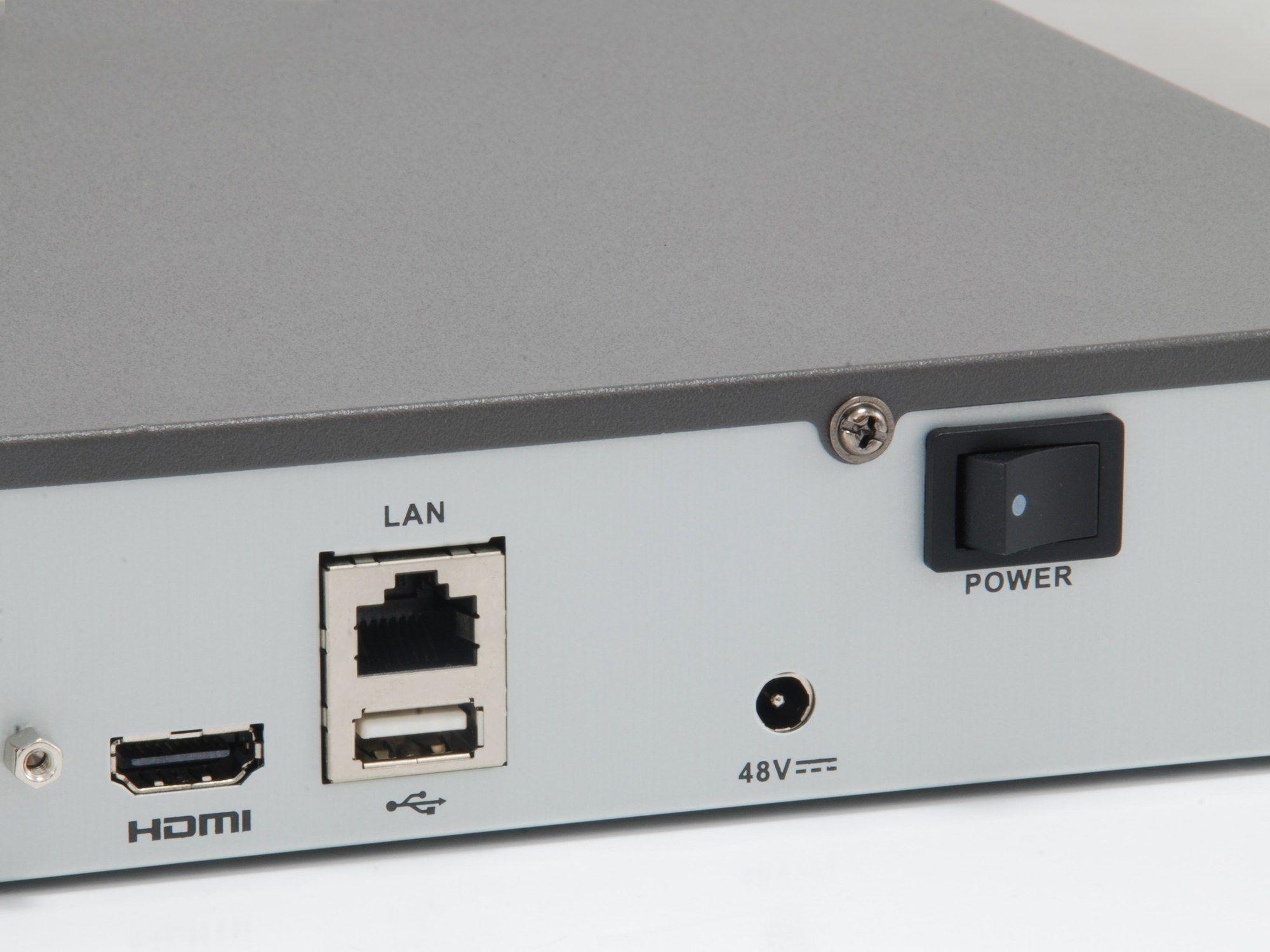 Gravador NVR LEVELONE NVR-0504 (4 canais - 4 portas PoE - 4K - Preto), miniatura 4