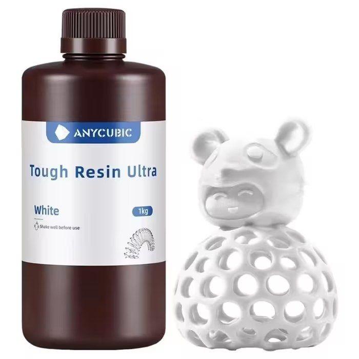 Resina para Impressão 3D ANYCUBIC Tough Resin Ultra (1 kg - Branco), miniatura 2