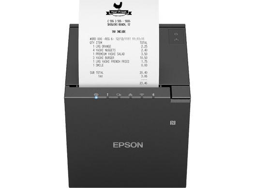 Impressora Térmica de Talões EPSON TM-M30III-112 (Com fios - Android, iOS - Preto) — miniatura 3