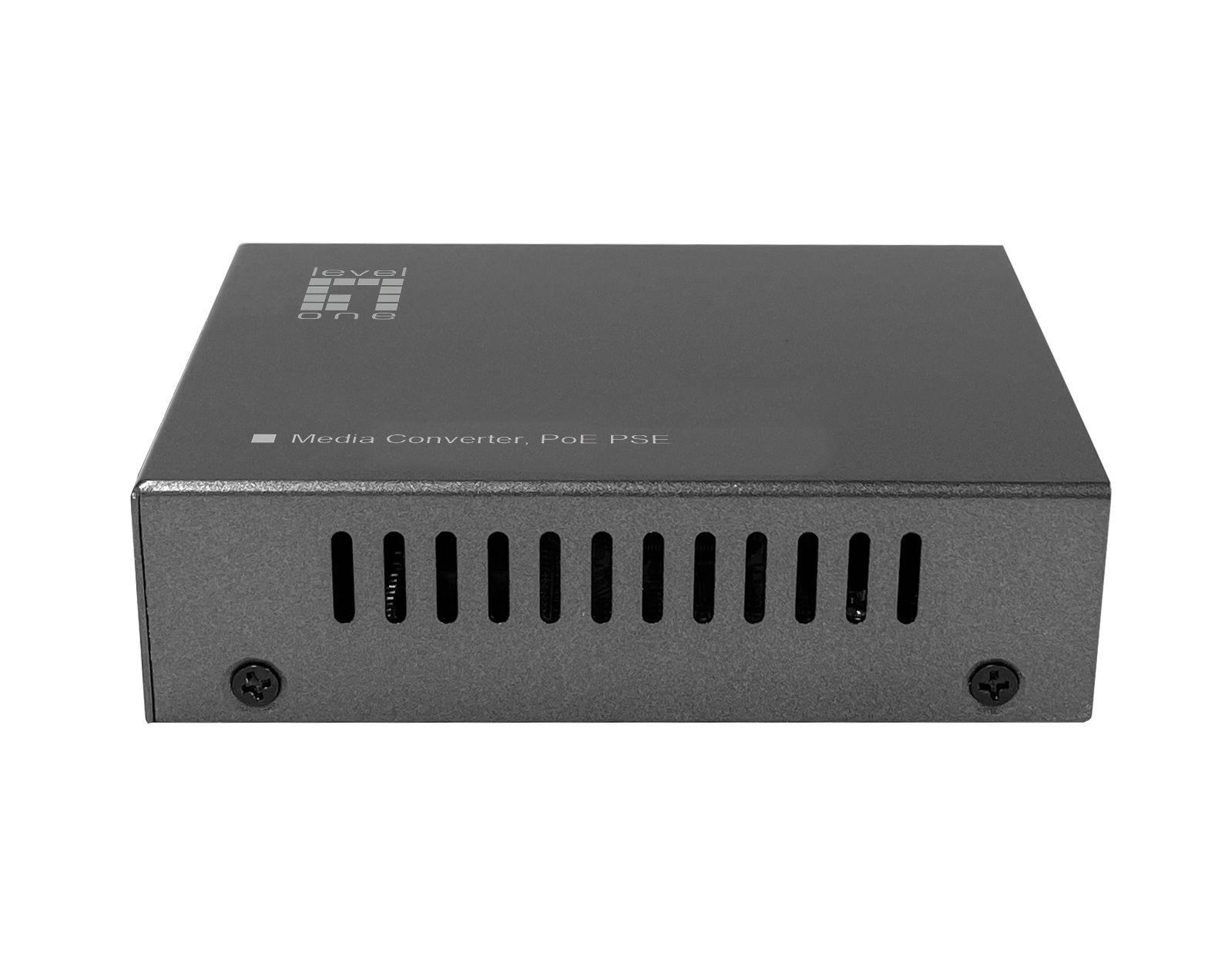 Conversor de Media de Rede LEVEL ONE GVT-2012 (1000 Mbit/s - Cinzento) — miniatura 2