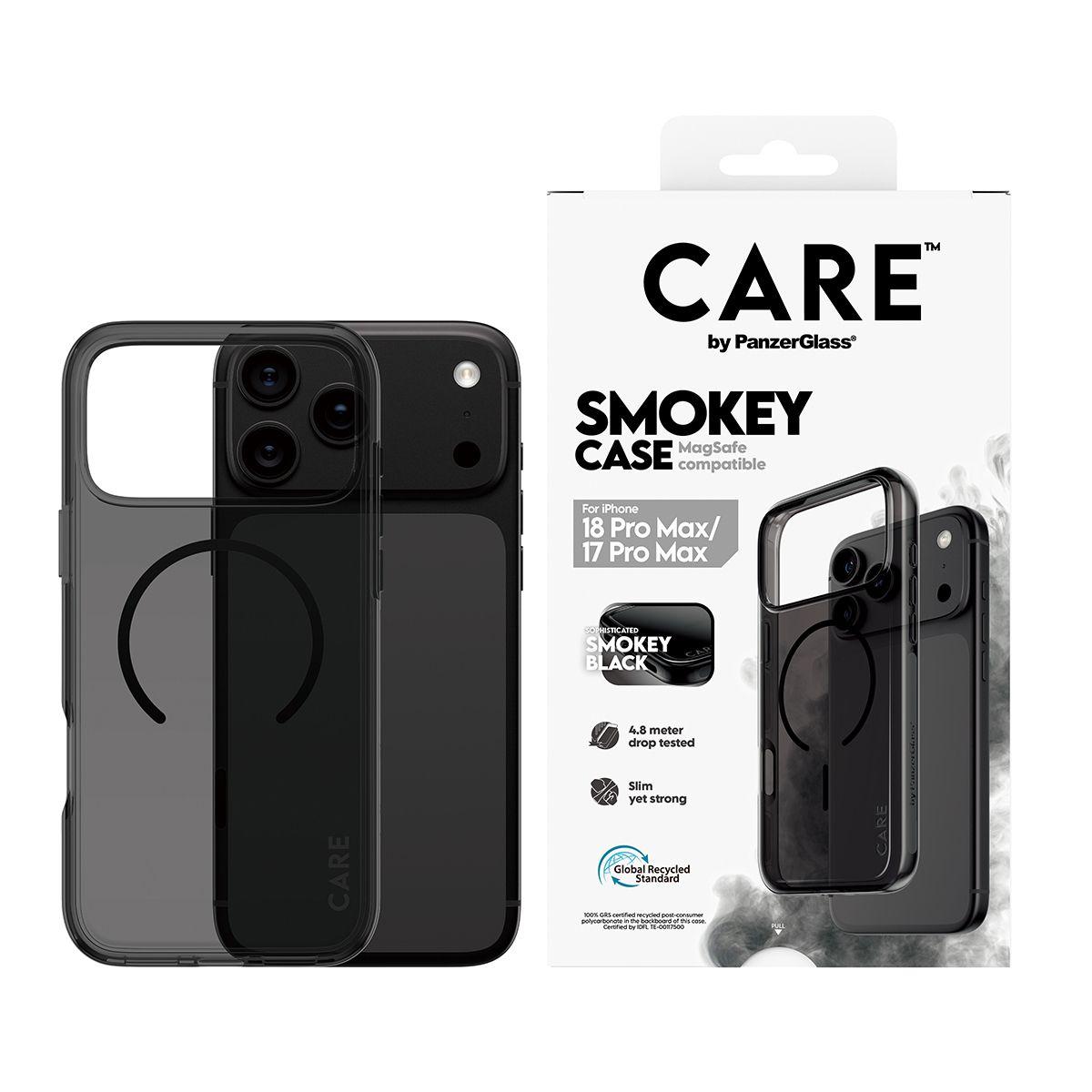 Capa PANZERGLASS CARE by Urban Explorer Smokey MagSafe (MagSafe - Preto), miniatura 2