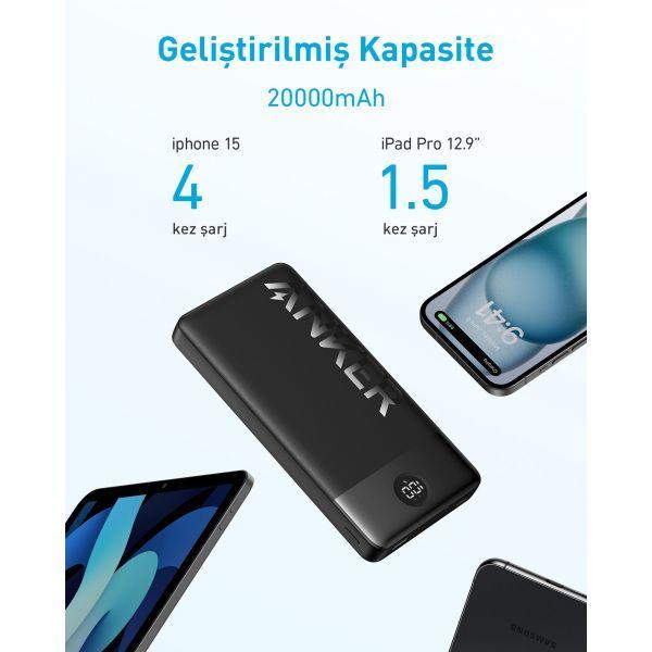 Powerbank ANKER PowerCore 20K (20000mAh - USB Type-A - Preto) — miniatura 2