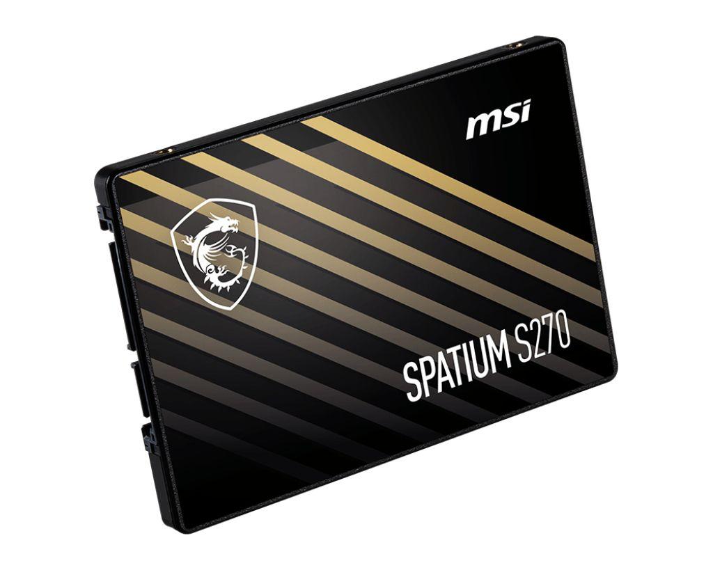 SSD Interno MSI SPATIUM S270 (960 GB - 2.5" - Serial ATA III - Preto), miniatura 5