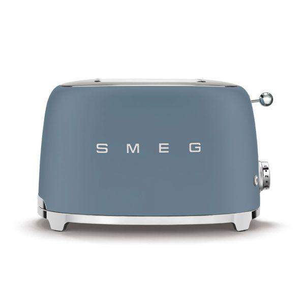 Torradeira SMEG TSF01SBMEU (950 W - 2 fatias - Aço inoxidável - Azul)