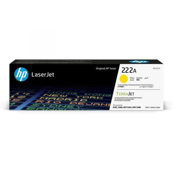 Toner HP 222A W2222A (Até 1200 páginas - Amarelo), miniatura 2