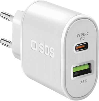 Carregador de Parede SBS TETRPD20W (20 W - Branco)