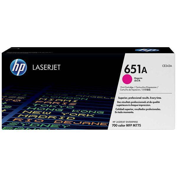 Toner HP 651A CE343A (16000 páginas - HP LaserJet Enterprise M775 - Magenta)
