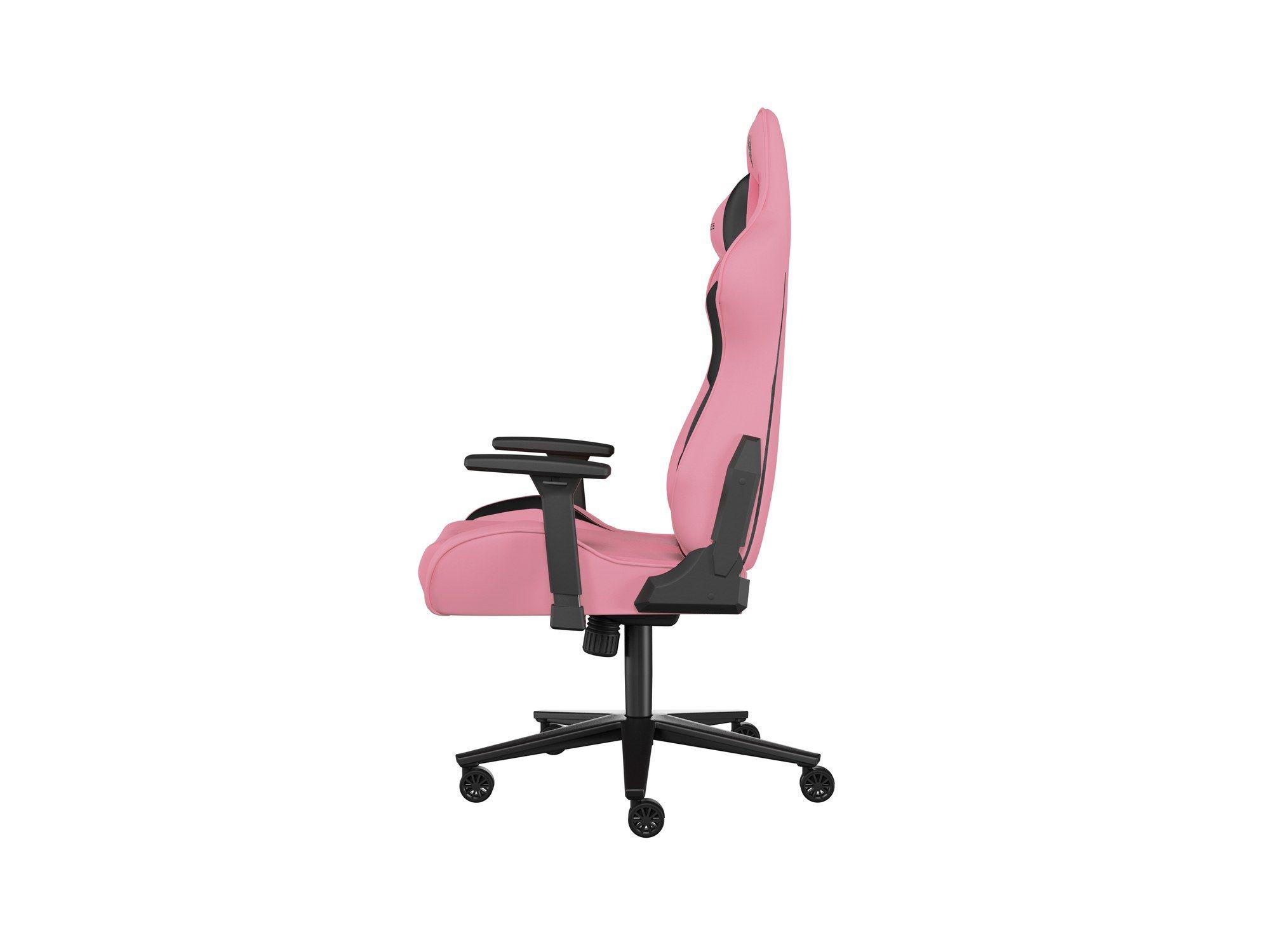 Cadeira Gaming GENESIS Nitro 720 (150 kg - 46,5-53,5 cm - Tecido - Preto/Rosa) — miniatura 4