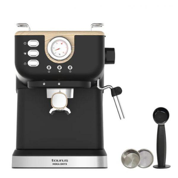 Máquina de Café Expresso Manual TAURUS MOKA ONYX 20B BAROMETRO (20 bar) — miniatura 2