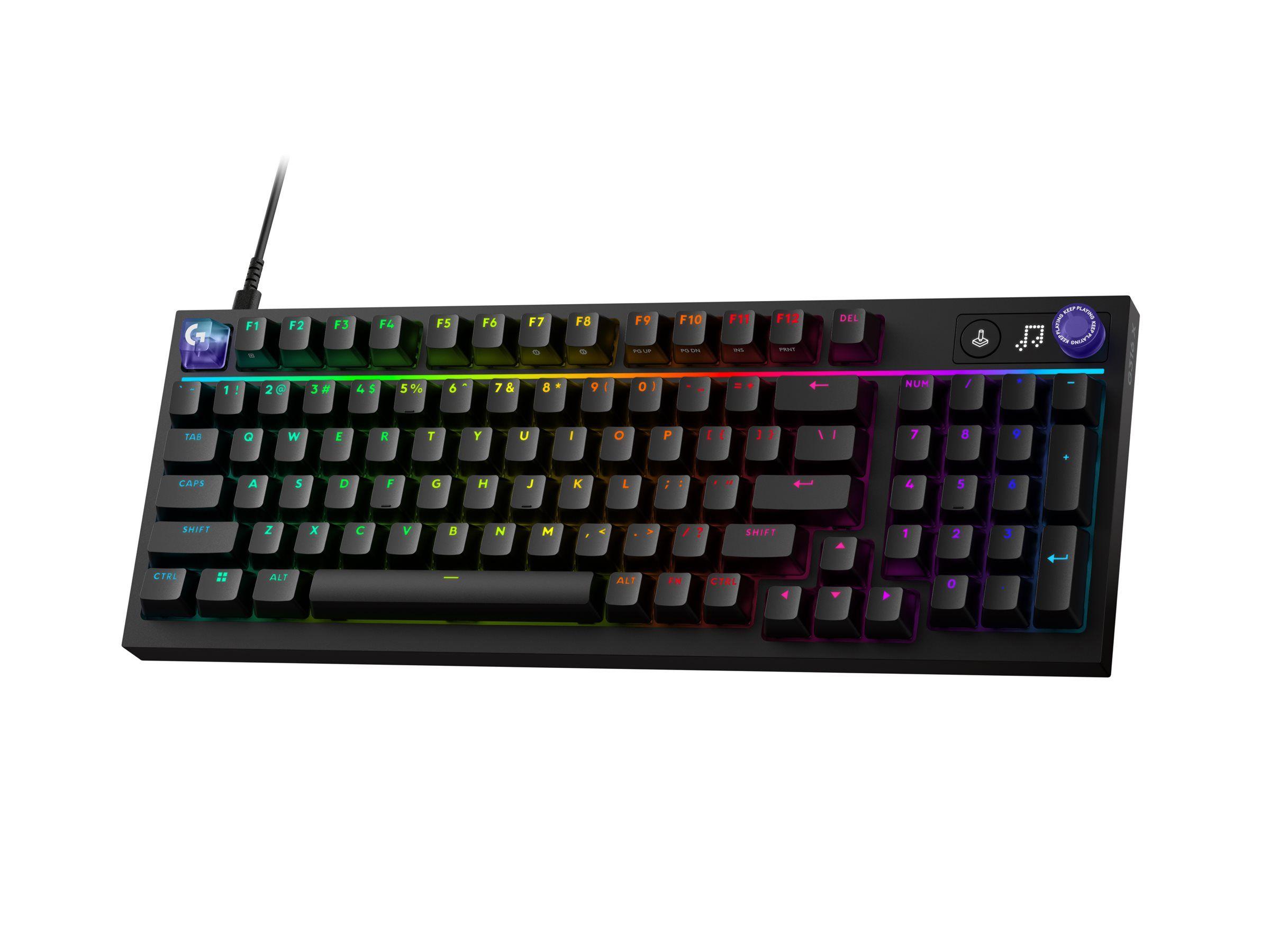 Teclado LOGITECH G316 X 98 (98% - USB - Com fios - Preto) — miniatura 2