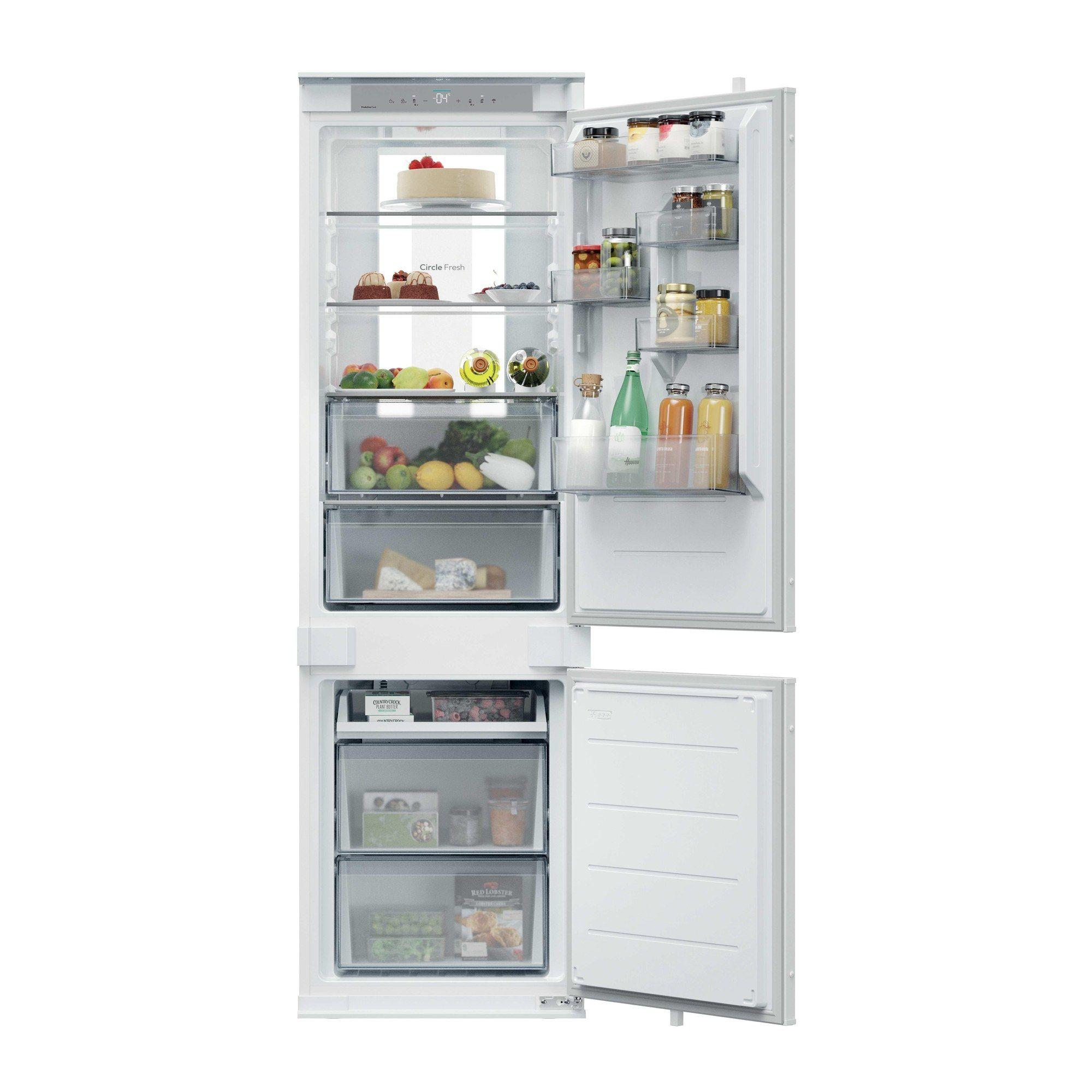 Frigorífico Combinado de Encastre HOOVER HONBQT5518D (251 l - hOn - 177,2x54x55 cm - Branco)