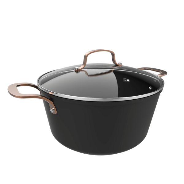 Caçarola CECOTEC Polka Fantasy Pot Golden 28 (Alumínio - Preto)