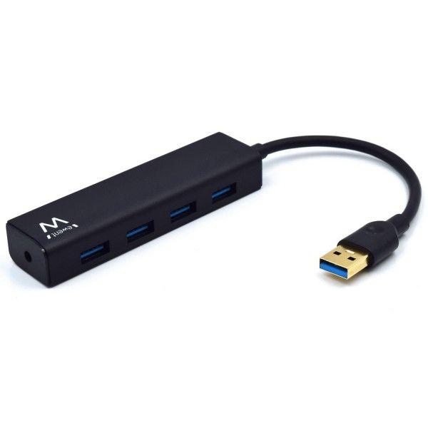 Hub USB EWENT EW1136 (0,15 m - Preto)