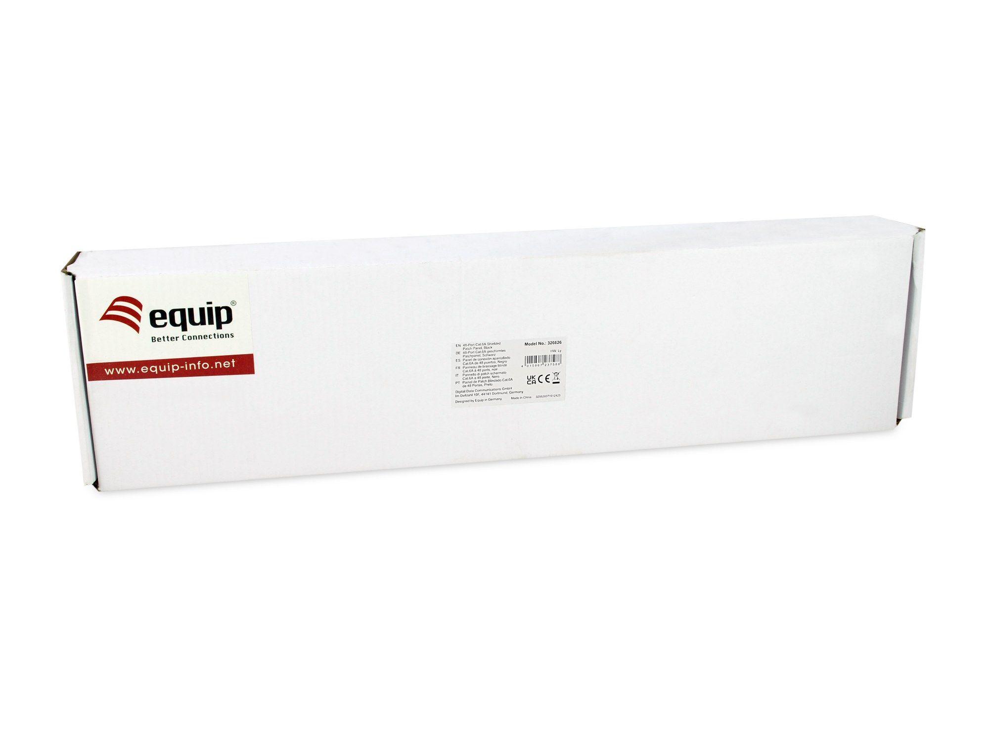 Painel de Patch EQUIP 326626 (48x RJ45 Cat6a FTP - 1U - Preto) — miniatura 6