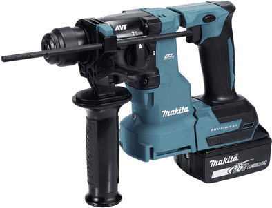 Martelo Perfurador a Bateria MAKITA DHR183RTWJ (Preto e Verde), imagem 1