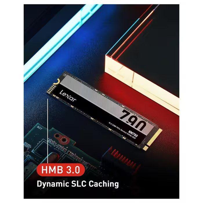 SSD LEXAR NM790 (512 GB - M.2 2280 - NVMe PCIe Gen4 x4 - Preto), miniatura 4