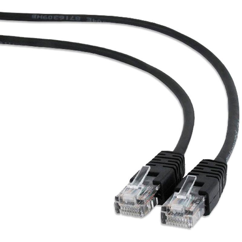 Cabo de Rede GEMBIRD PP6-0.5M/BK (0,5 m - Cat6 - RJ-45 - Preto), miniatura 4