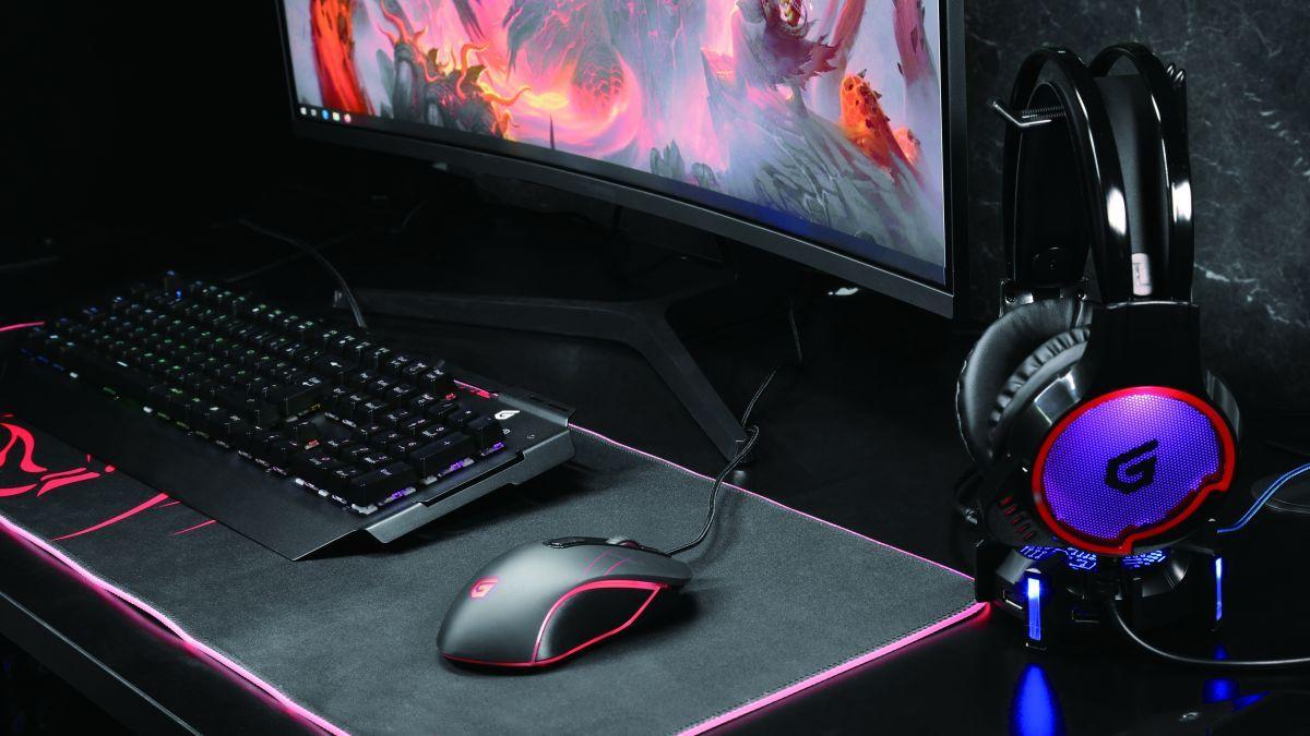 Teclado CONCEPTRONIC Kronic (Português - Mecânico azul - Tamanho completo - Preto) — miniatura 6