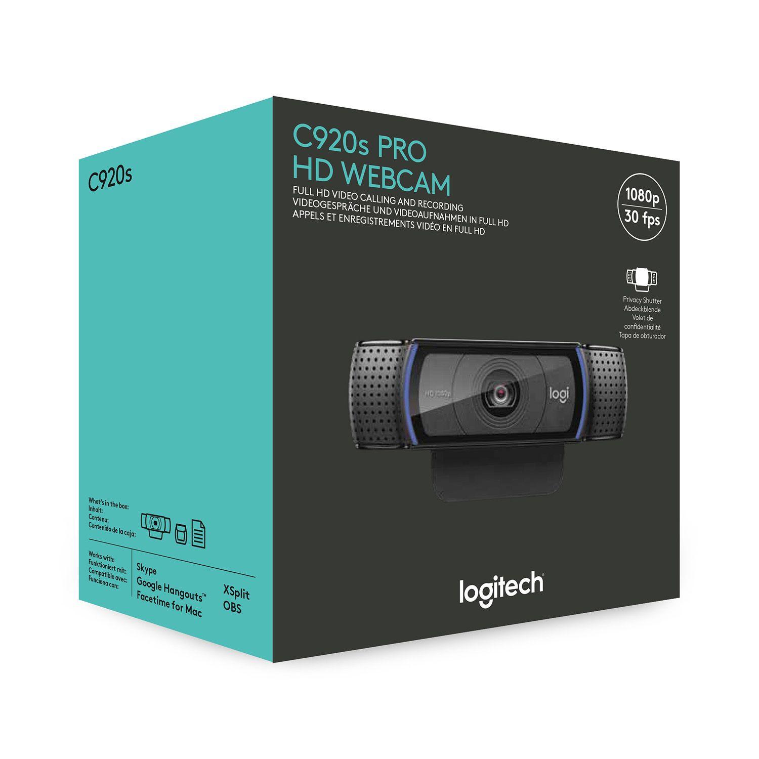 Câmara Web LOGITECH C920s Pro HD (Full HD - 30 fps - 1920 x 1080 pixels - Preto) — miniatura 7