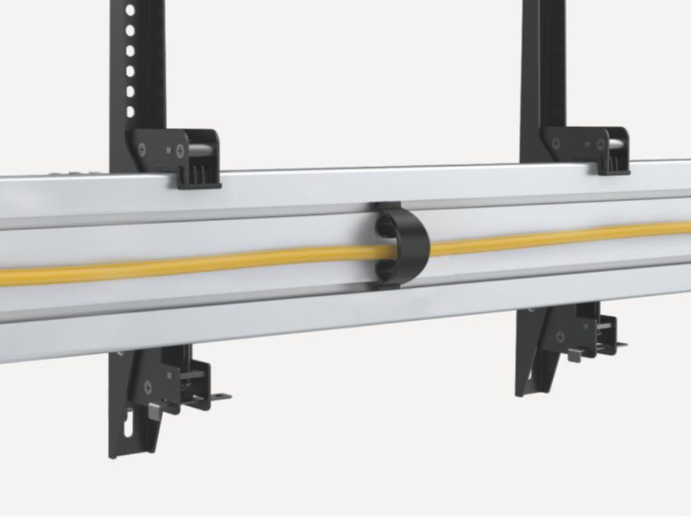 Suporte de Teto Duplo EQUIP 650373 (45"-55" - 2 Ecrãs - Preto/Prateado), miniatura 2