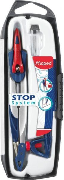Compasso MAPED Stop System (Alumínio - Preto e Vermelho)