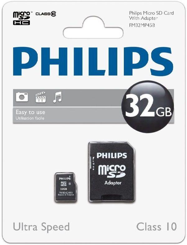 Cartão de Memória PHILIPS FM32MP45B/00 (32GB - Classe 10 - 80 MB/s - Preto), miniatura 2