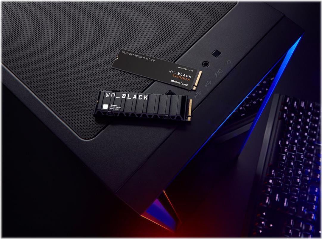 SSD M.2 WESTERN DIGITAL WD_BLACK SN850X (4 TB - M.2 2280 - NVMe PCIe Gen4 x4 - Preto)