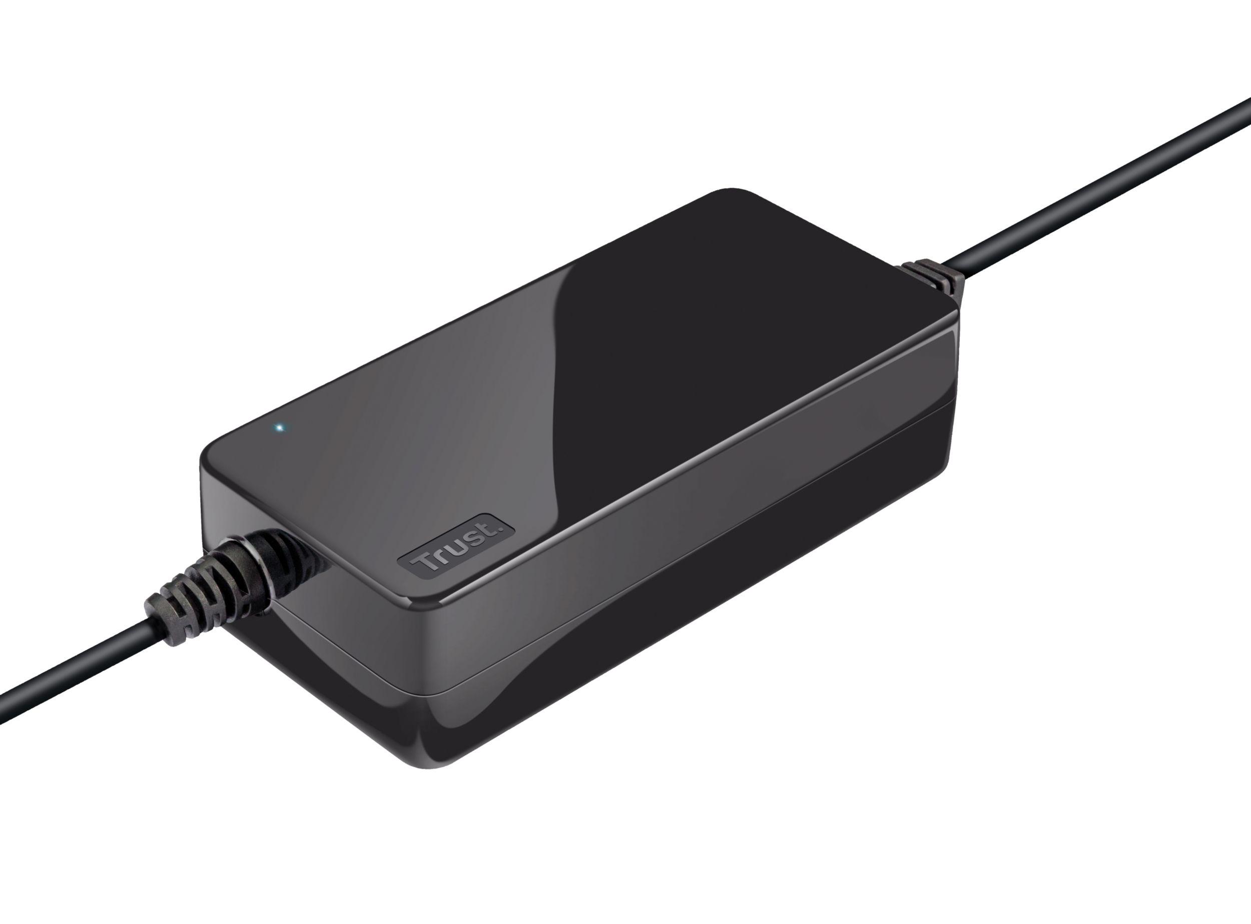 Carregador de Portátil TRUST 22141 (70 W - 3,6 A - 19 V - Preto)