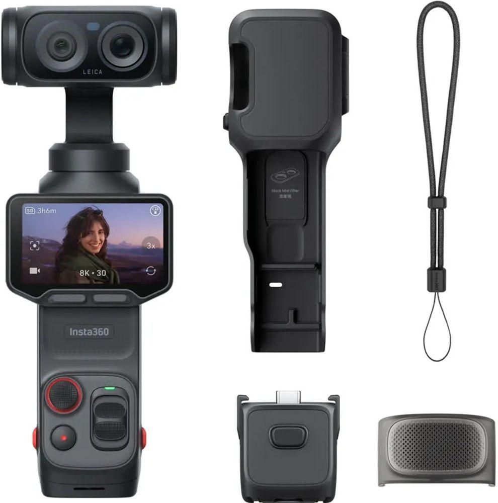 Câmara de Ação INSTA360 Luna Ultra Standard Bundle (2" - Wi-Fi; Bluetooth - Preto Cósmico) — miniatura 2