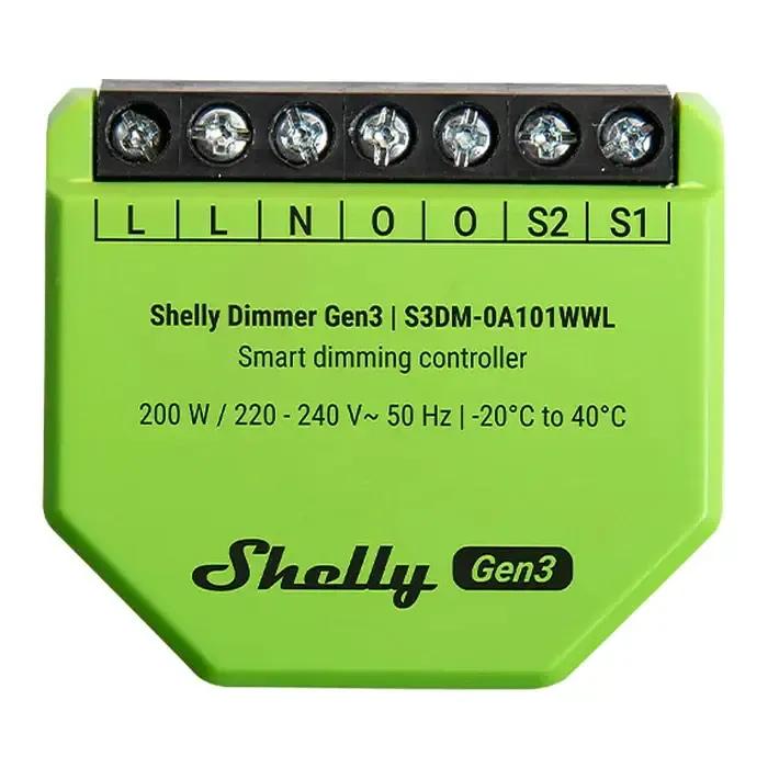 Módulo Regulador de Intensidade SHELLY Dimmer Gen3 (Verde) — miniatura 2