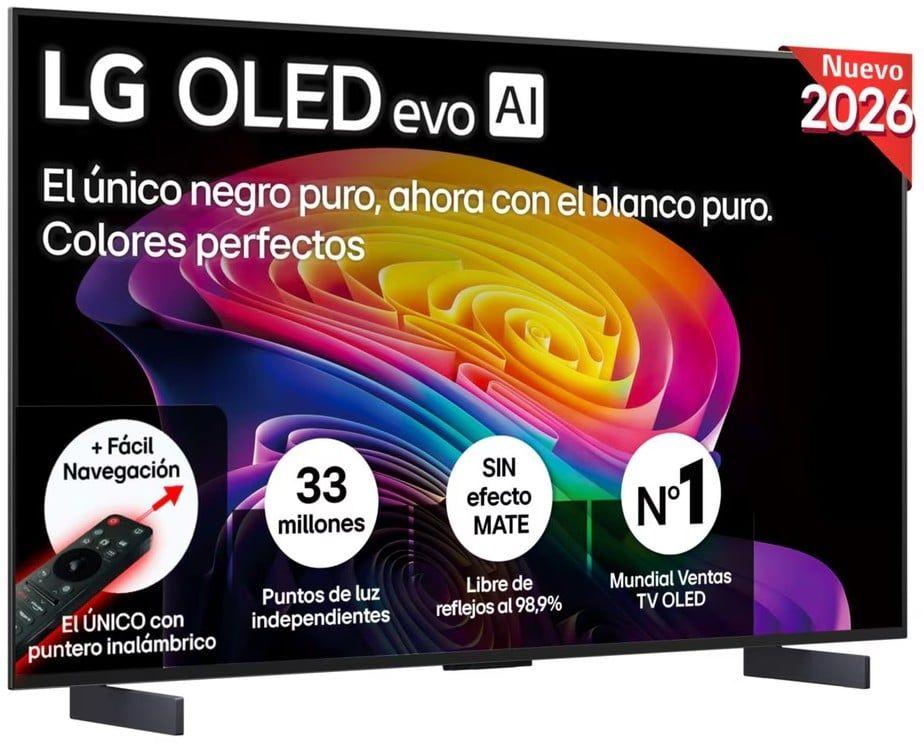 Televisão LG TV OLED42C64LA (OLED - 4K Ultra HD - 3840 x 2160 pixels - Preto), miniatura 3