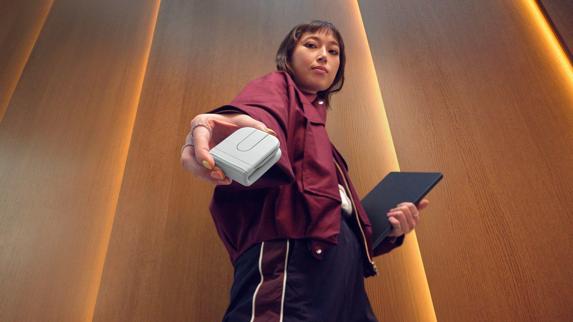 Rato LOGITECH Mobi Fold (Ambidestro - 4000 DPI - Ótico - Branco) — miniatura 7