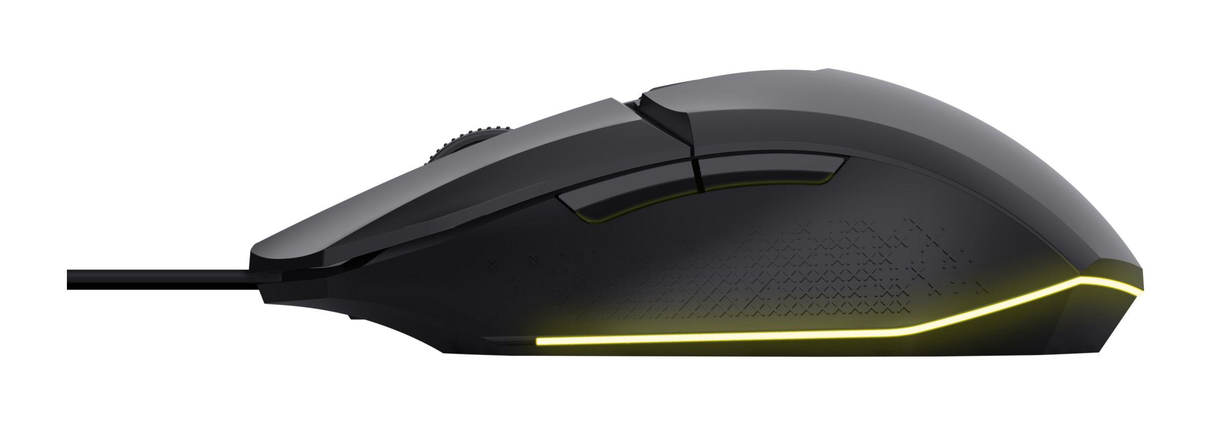 Rato TRUST GXT 109 Felox (Mão direita - 6400 DPI - Ótico - Preto), miniatura 5