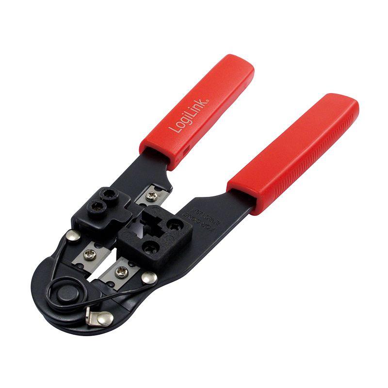 Alicate de Cravar LOGILINK WZ0004 (Preto e Vermelho)
