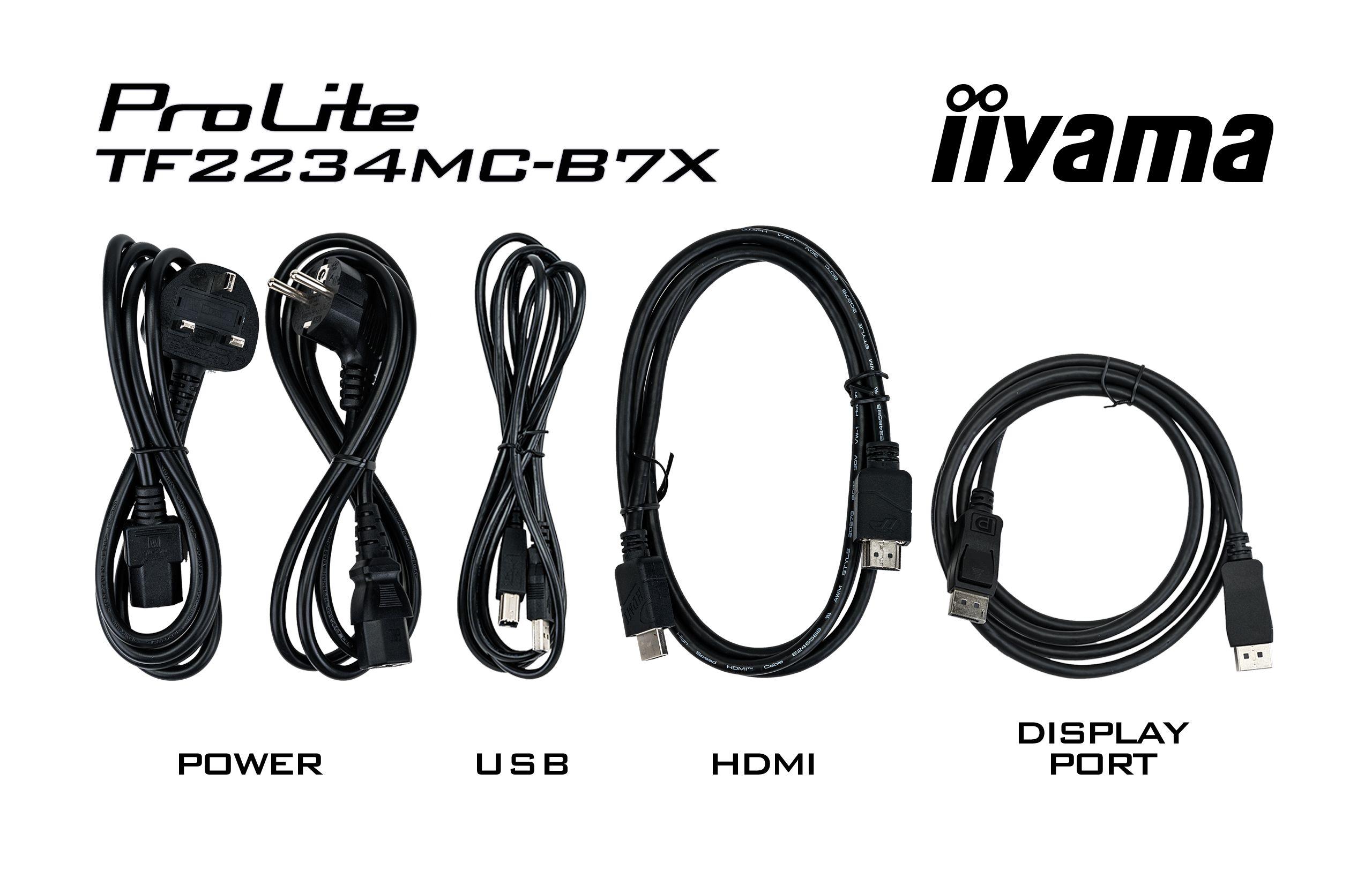 Monitor IIYAMA TF2234MC-B7X (21,5" - IPS - 1920 x 1080 pixels - Preto) — miniatura 10