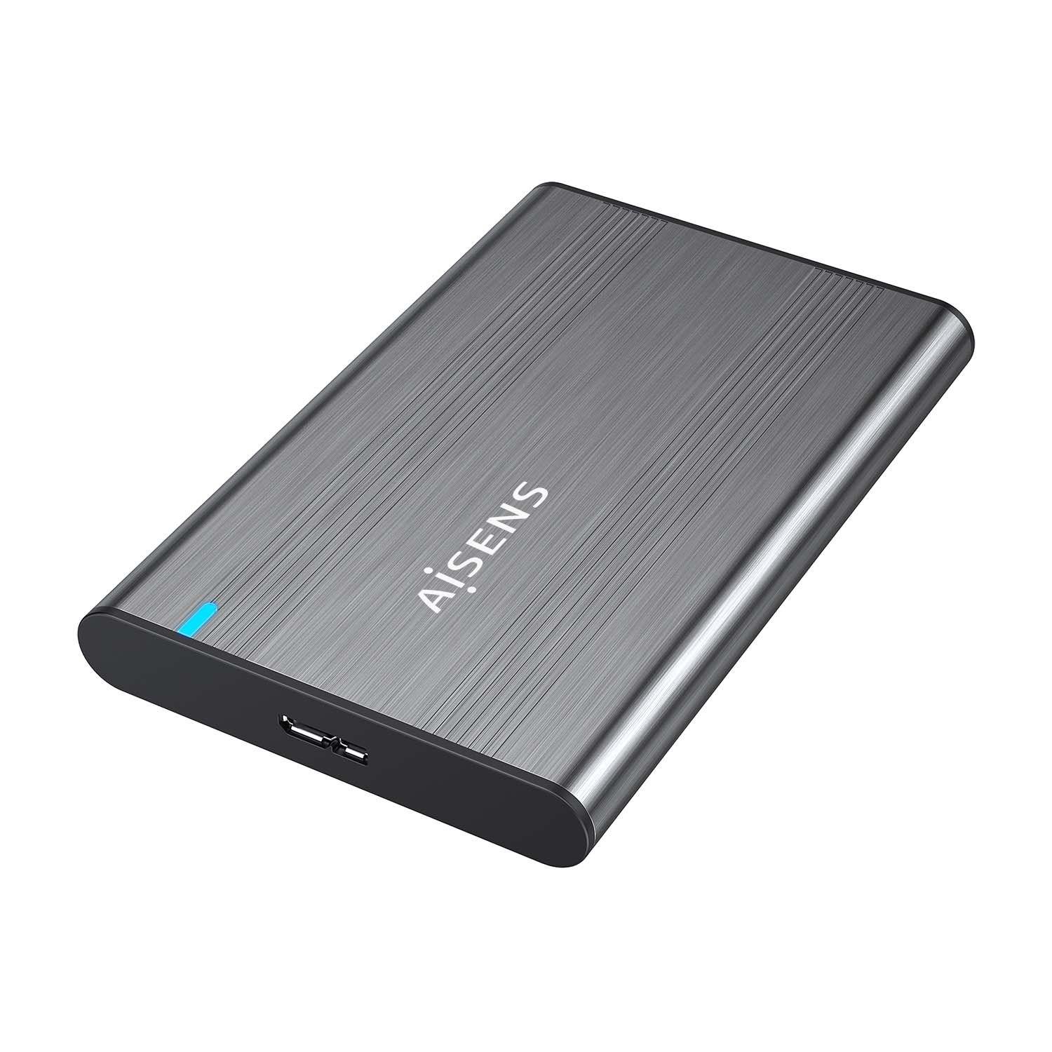 Caixa Externa AISENS ASE-2526GR (2,5" - Cinzento) — miniatura 2
