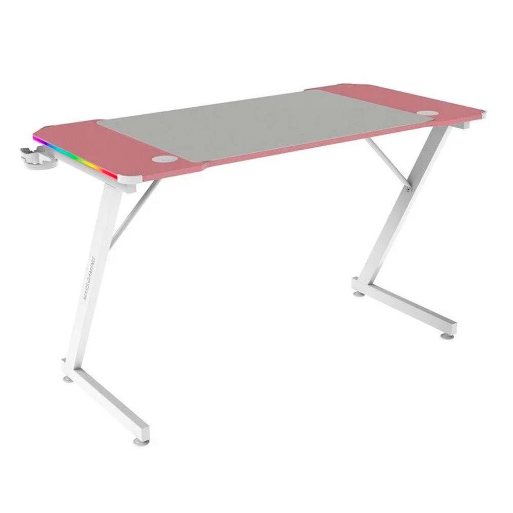 Mesa Gaming MARSGAMING MGD-X120RGB (1200 x 600 mm - 100 kg - Forma retangular - Rosa), miniatura 5