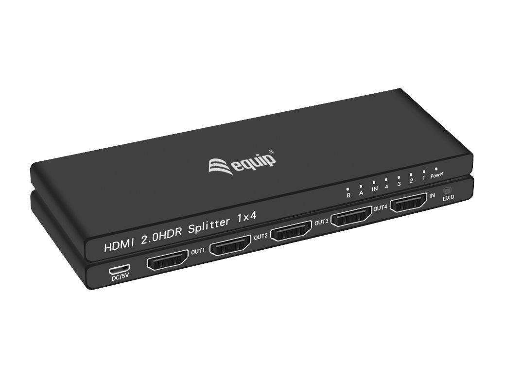 Divisor HDMI EQUIP 332717 (60 Hz - Preto)